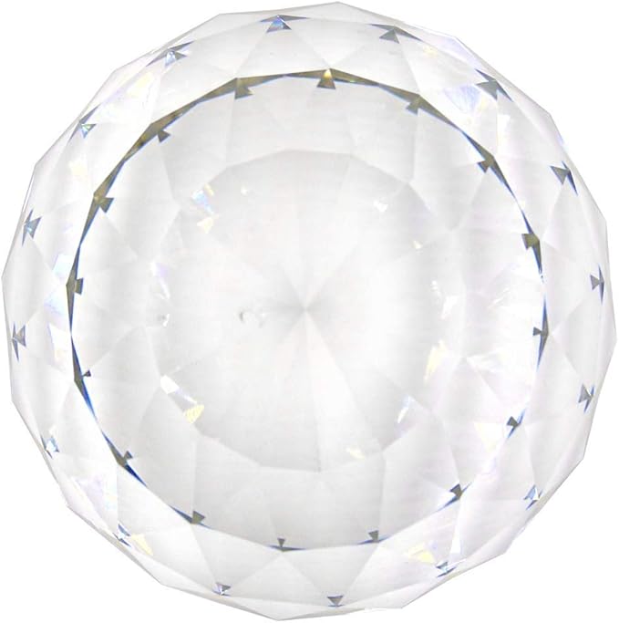 Clear Crystal Ball Prism Window Rainbow Maker Window Prisms Suncatcher for Feng Shui, (100mm/3.94inch)