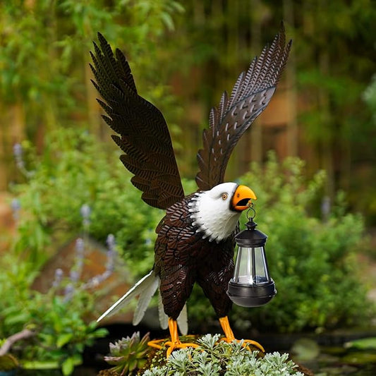 Nacome Metal Bald Eagle Large Outdoor Statues,Yard Decorations Outdoor Garden Sculptures & Statues,Garden Gifts