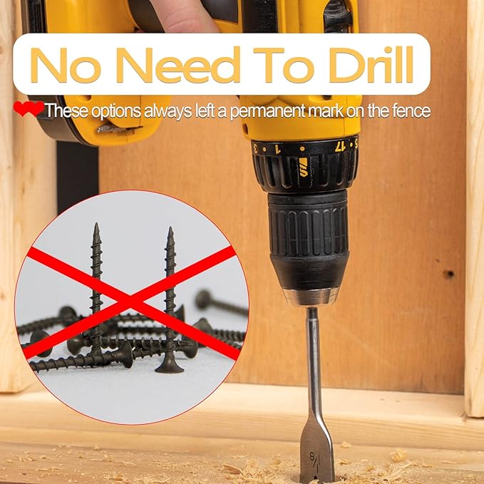 Zacool Vinyl Fence Hooks-4 Pack 5 x 10 Inches Heavy Duty White Patio Hooks Coated Steel Fence Hangers for Hanging Plants Bird Feeders,Lights,Basket,Pool Tools