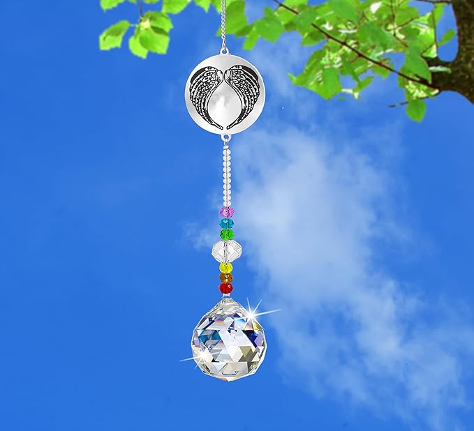 Memorial Gifts Crystal Suncatcher,Unique Sympathy Gifts for Loss of Loved One,Rainbow Maker Bereavement Gifts Box for Loss of Father Mom Dad Son Daughter Husband Brother Grandmother (Mom)
