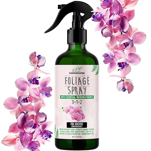 Premium Orchid Plant Food Mist β Orchid Fertilizer Spray β Orchid Food Fertilizer for Blooming β Orchid Plant Care Formula 3-1-2 β Ready-to-Use (16 OZ)