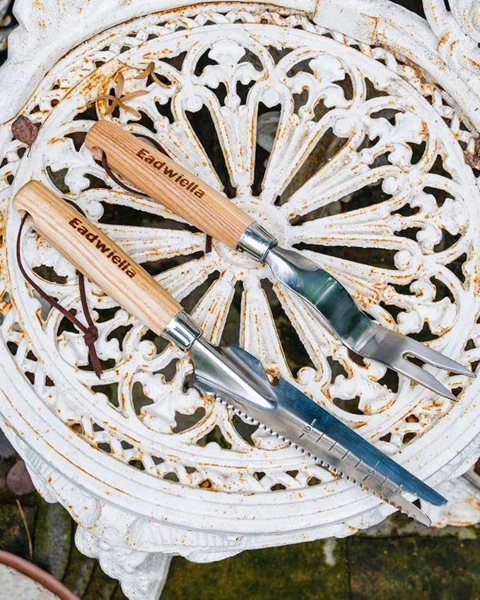 Hand Weeder Trowel Garden Weed Puller Weed Pulling Tool Hand Weeder Cutter Tool for Gardening Weeding Digging Cutting Transplanting Measuring Planting Removing Multi Use Garden Weed Picker Hand Tool