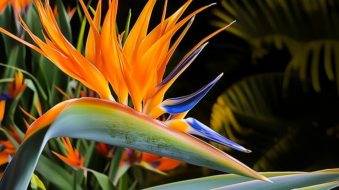 Orange Bird of Paradise | Strelitzia Reginae | 10 Live Plants | Tropical Perennial Blooming Specimen