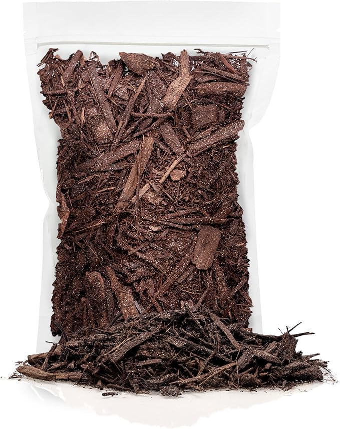 Premium Brown Mulch - Transform Your Landscape with Natural Elegance - 1 Quart
