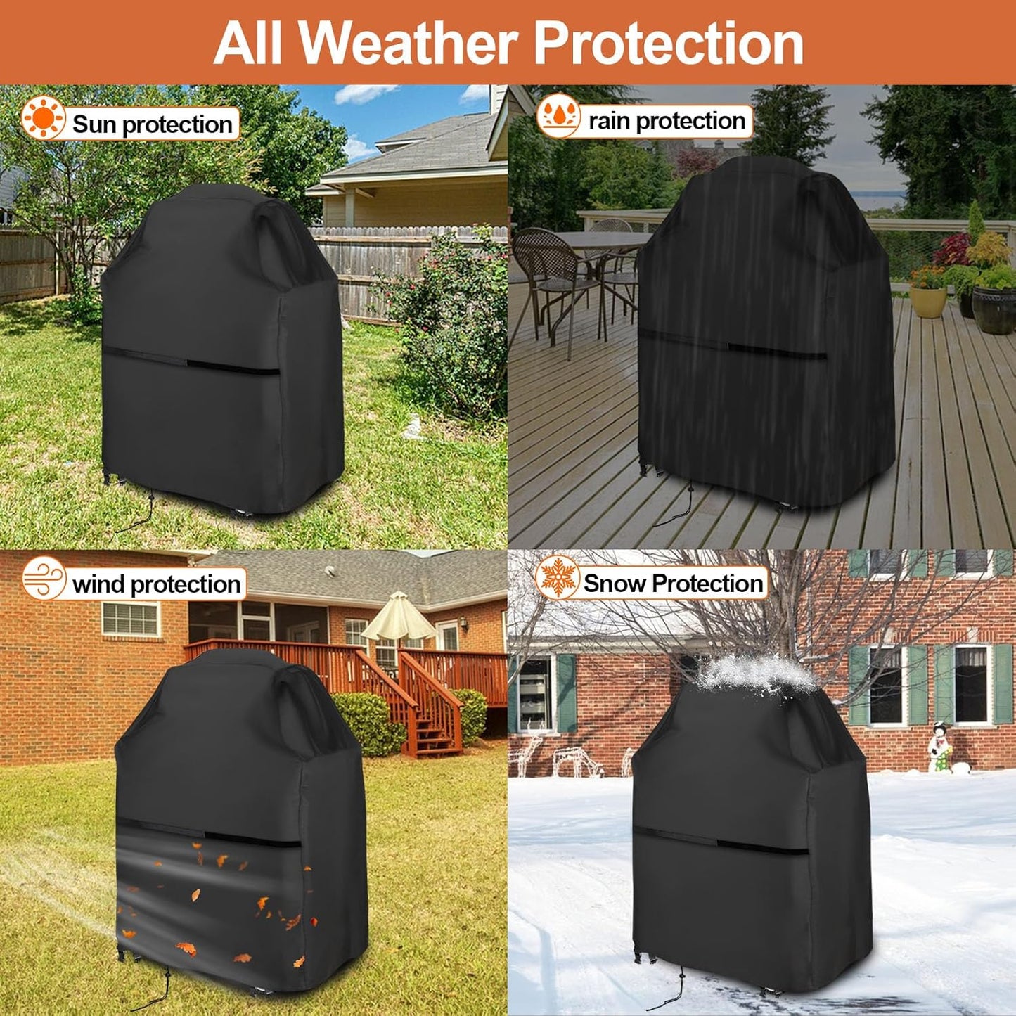 Grills Cover for Master Cook Propane Gas Grill, Waterproof Outdoor Barbecue Grill Covers - 20" D x 40" W x 40" H