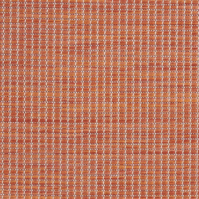 Nourison Positano Indoor/Outdoor Terracotta 2'2" x 10' Area Rug, Easy Cleaning, Non Shedding, Bed Room, Living Room, Dining Room, Backyard, Deck, Patio (2x10)