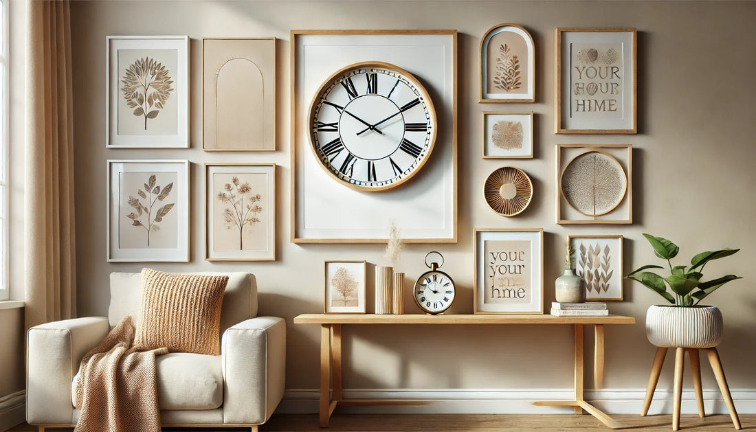 How to Style Clocks as Wall Art