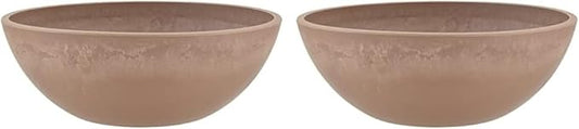 PSW M20TP Garden Bowl, Planter Bowl, Centerpiece Bowl, Fairy Garden Planter 8 Inch (Pack of 2)