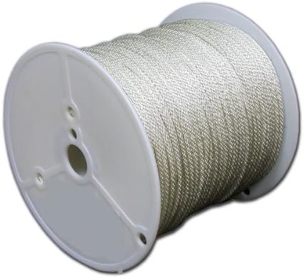 T.W Evans Cordage 266-080-70 1/4-Inch Solid Braid Nylon Rope 1000-Feet Spool by Unknown