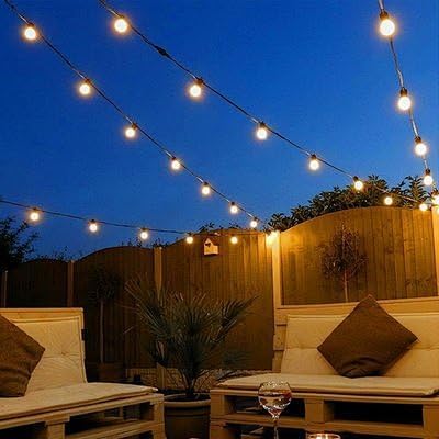 Outdoor String Light 50FT Patio Black - Image 7
