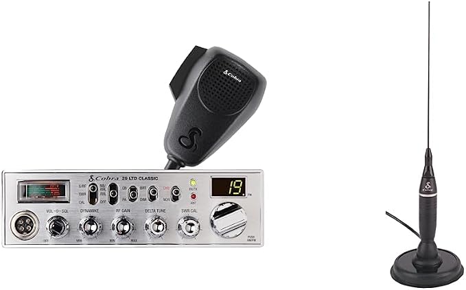 Cobra 29 LTD Professional CB Radio & Cobra HGA1500 42 Inch Magnetic Mount CB by CobraElectronics