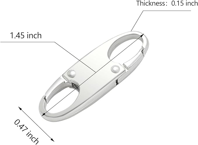 Small Carabiner Clips, Mini Carabiner, Premium Carabiner Clip, Zipper Pull - Image 4