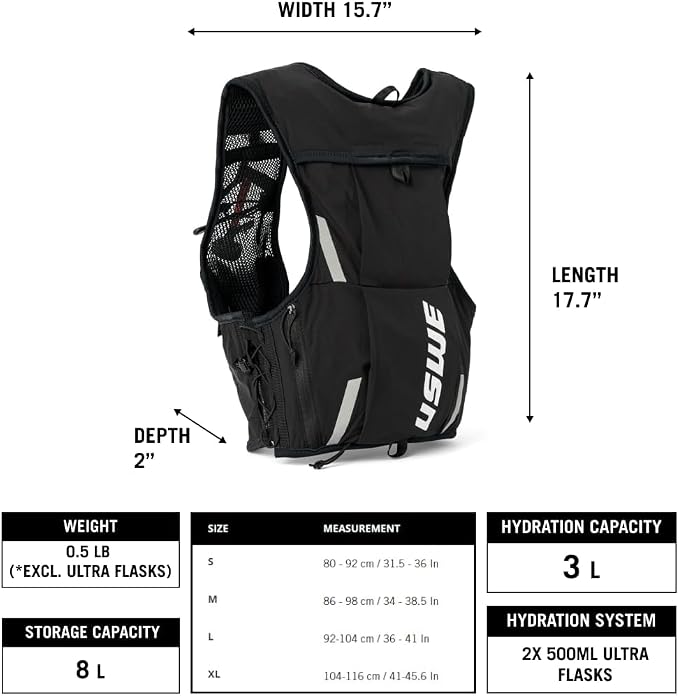 USWE Pace - Running Vest Hydration Pack - Image 4