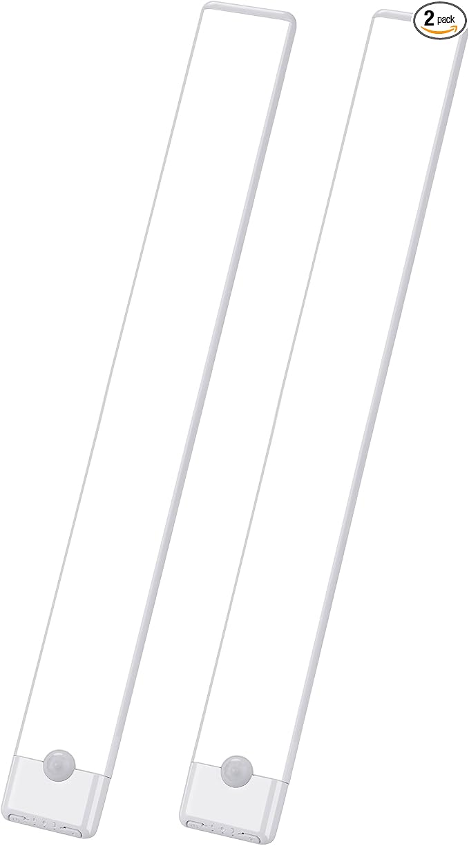 15.9 inch Motion Sensor Under Cabinet Lights, Magnetic Rechargeable Under by YLXS