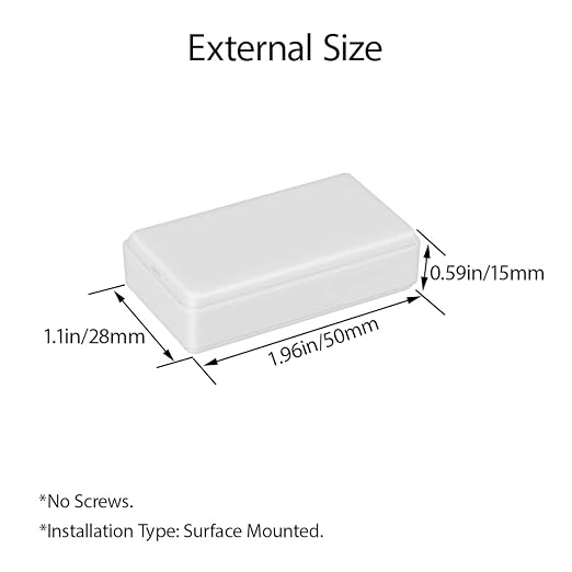 LeMotech Project Box 5 Pieces ABS Plastic Electrical Project Case Small - Image 3