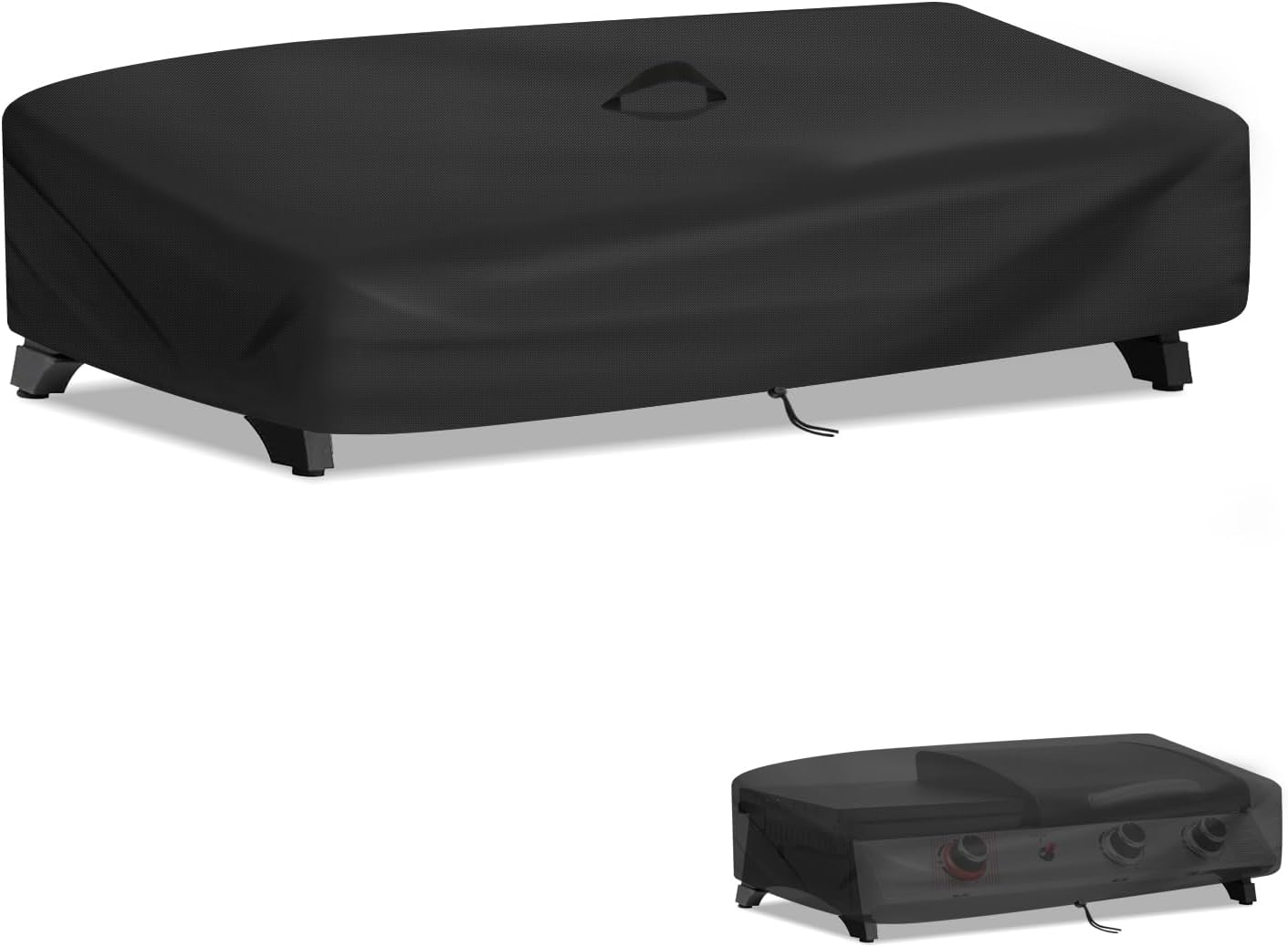 Outdoor Grill Cover for Royal Gourmet PD1305H 3-Burner Propane Gas Grill, 32'L x 19'W x 9'H, Black