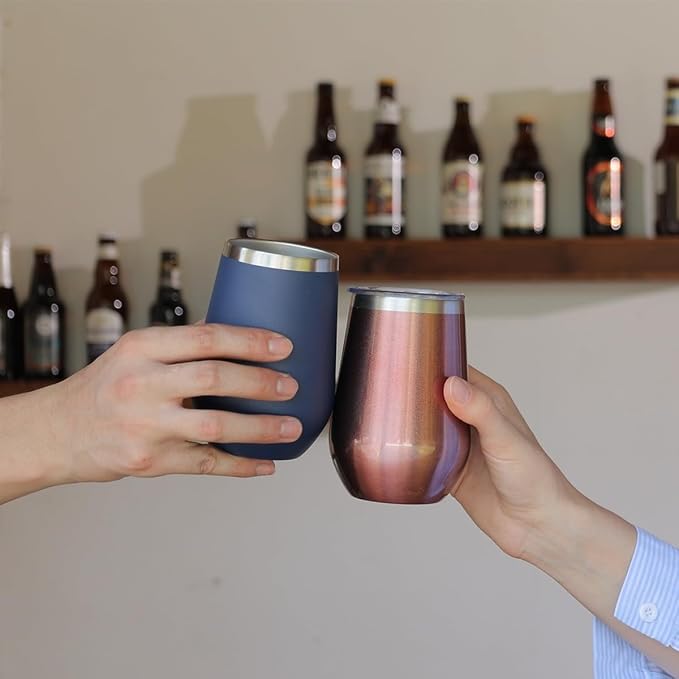 MEWAY Stemless 12oz Insulated Wine Tumbler - Image 9