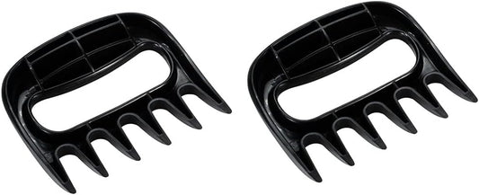 Restaurantware Met Lux 4.5 x 4.1 Inch Meat Claws 2 Meat Shredders - Sharp Blades With Handle Black Plastic Bear Claws Durable For Shredding Pork Chicken or Turkey