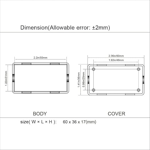 LeMotech Project Box 10 Pieces ABS Plastic Electrical Project Case Small - Image 7