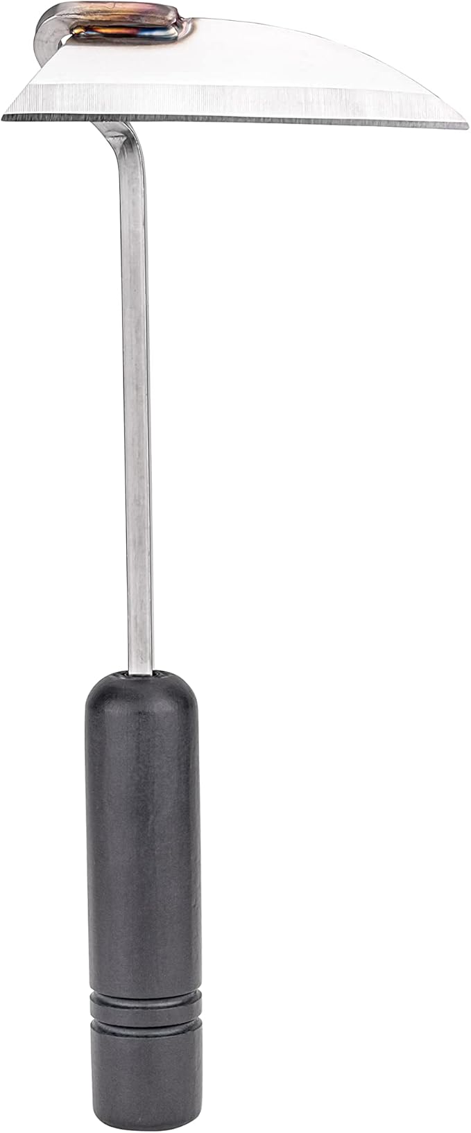 NJP100 Nejiri Gama Handheld Weeder-Scraper-Hoe, Japanese 4 Blade Width, 4.5-Inch Lacquered Beech, Stainless Steel/Black-Wood Handle