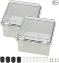 Zulkit 2pcs Junction Box ABS Plastic Dustproof Waterproof IP65 Electrical Boxes by Zulkit
