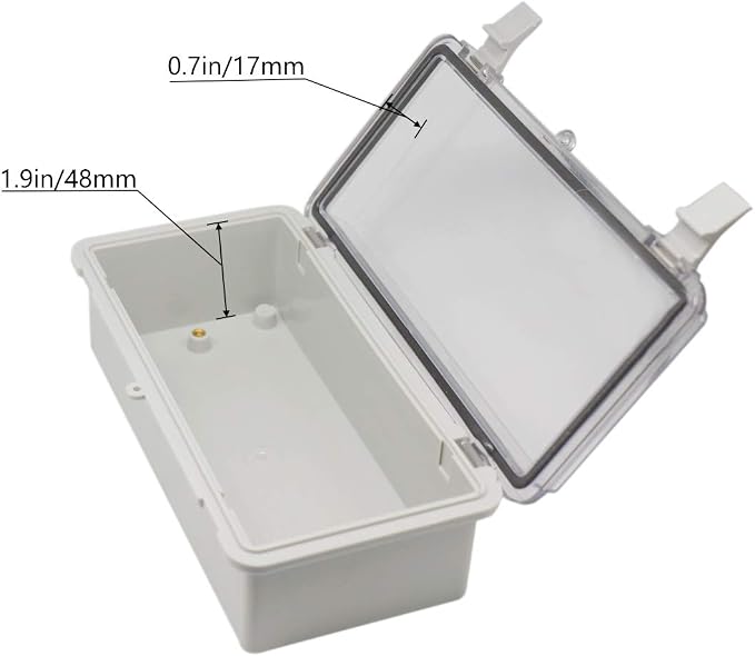 Zulkit Junction Box ABS Plastic Dustproof Waterproof IP65 Electrical Boxes - Image 4
