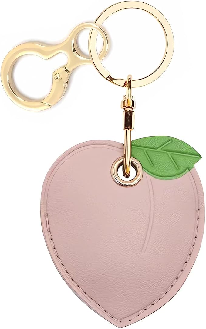 Leather Keychain Holder Case Compatible by BORKUANA