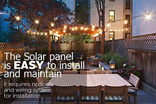 Sunlitec Solar String Lights Waterproof LED Indoor/Outdoor Hanging Umbrella - Image 8