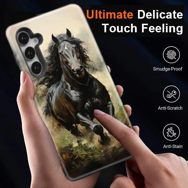 Compatible for Samsung Galaxy A26 5G Case, Dual Layer Heavy Duty 2 in 1 - Image 7