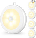 Mlambert 4 Pack Motion Sensor LED Night Light, Cordless Battery-Powered by Mlambert