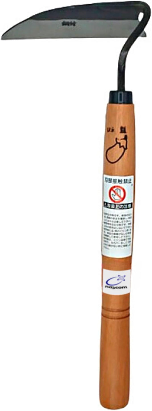 Premium Japanese Weeding Sickle Hand Hoe for Gardening - Ideal for Planting, Plowing, Digging & More - Durable, Ergonomic Design, and Sharp Blade for Effortless Work