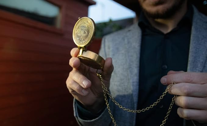 Handmade Antique Vintage Brass Compass | Exquisite Nautical Compass | Home - Image 5