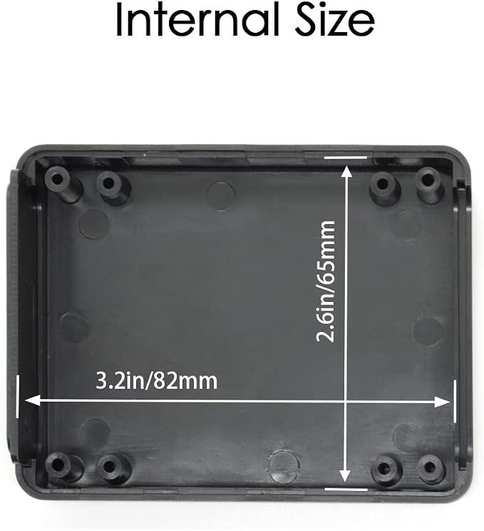LeMotech 5 Pieces ABS Plastic Electrical Project Case Power Junction Box - Image 3