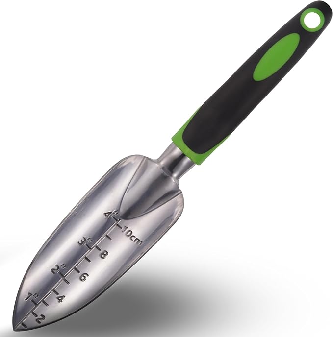 Garden Tools, 3-Piece Garden Tool Set with Non-Slip Ergonomic Handles, Lightweight Aluminum Alloy Rust-Proof Durable Gardening Hand Tools, Ideal Gardening Tools Gifts for Women and Men