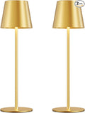 Kakanuo Cordless Table Lamp Rechargeable Gold by KakanuoLightings