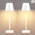 Yogaret White Cordless Table Lamp Set of 2 by YogaretCeilingLight