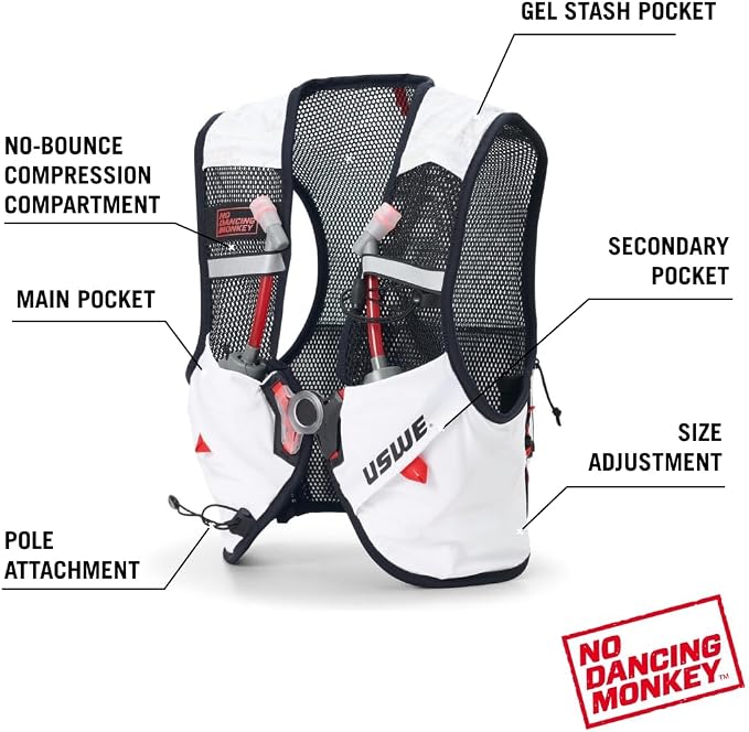USWE Pace - Running Vest Hydration Pack - Image 2