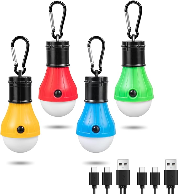 Jarxin Led Camping Lantern USB Rechargeable, Outdoor Tent Lights by JARXIN