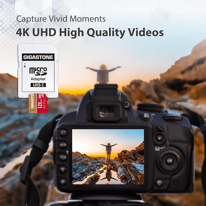 【5-Years Data Recovery】 GIGASTONE 128GB Micro SD Card, 4K Video Recording - Image 5