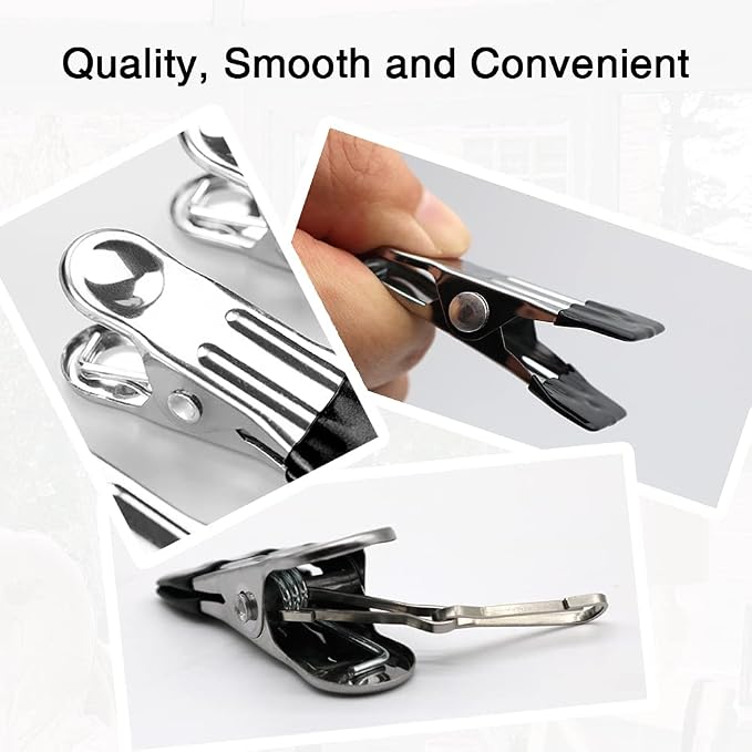 10PCS Small Clothes Pin with Hook - Image 4