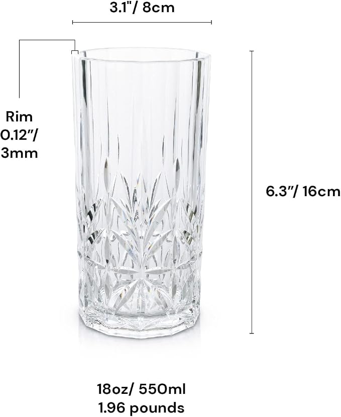 BELLAFORTE Shatterproof Tritan Tall Tumbler, 18oz - Image 7