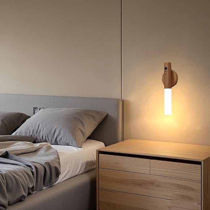 LANDGOO Motion Sensor Night Light RGB & Touch Control | USB-C Rechargeable Ash - Image 8