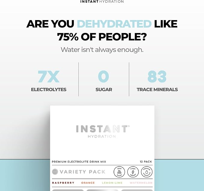Instant Hydration Electrolytes Powder Packets - Image 2