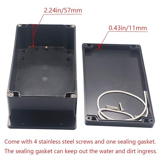Junction Box IP65 Waterproof ABS Plastic Electrical Project Case Power Junction - Image 4