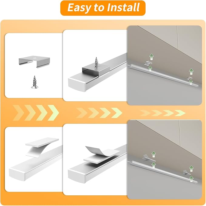 14" Slim USB Plug-in LED Motion Sensor Light Indoor, Bright & Dimmable Under - Image 6