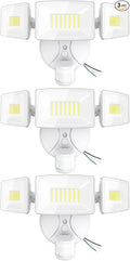 Onforu 3 Pack 75W Motion Sensor Outdoor Lights, 7000lm Dusk to Dawn Flood Light by Onforu