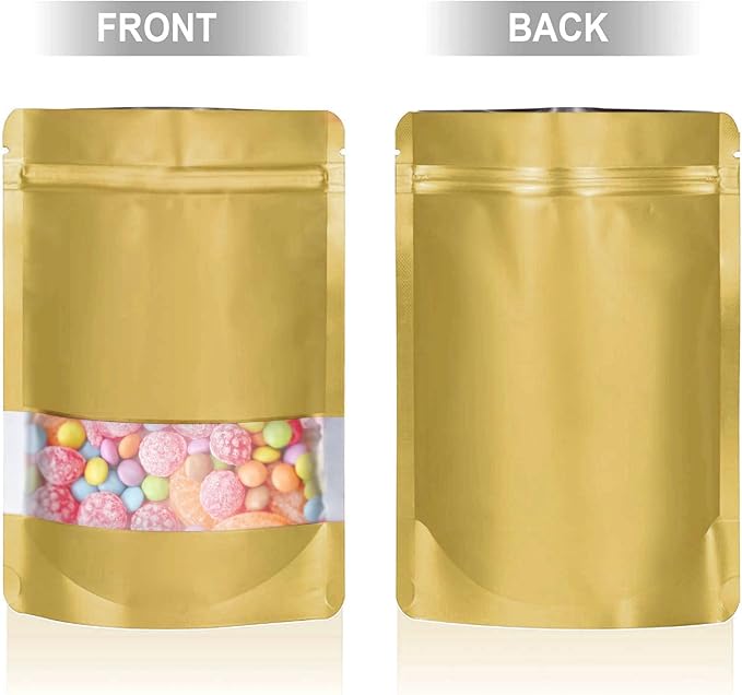 4"x6" 120pcs Mylar Bags for Food Storage, Smell Proof Bag - Image 4