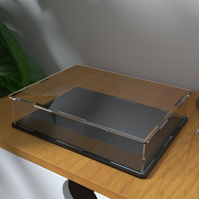 SVENJBB Book Display Case, 10.6x8x2.4 Inch Acrylic Box by SVENJBB