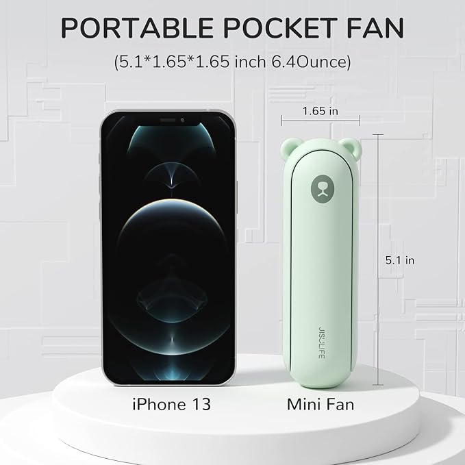JISULIFE Handheld Fan 8 Plus: All-in-One Mini Fan - Image 7
