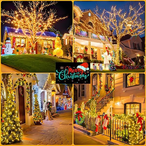 2 Pack 480 LED Solar String Lights - Image 6
